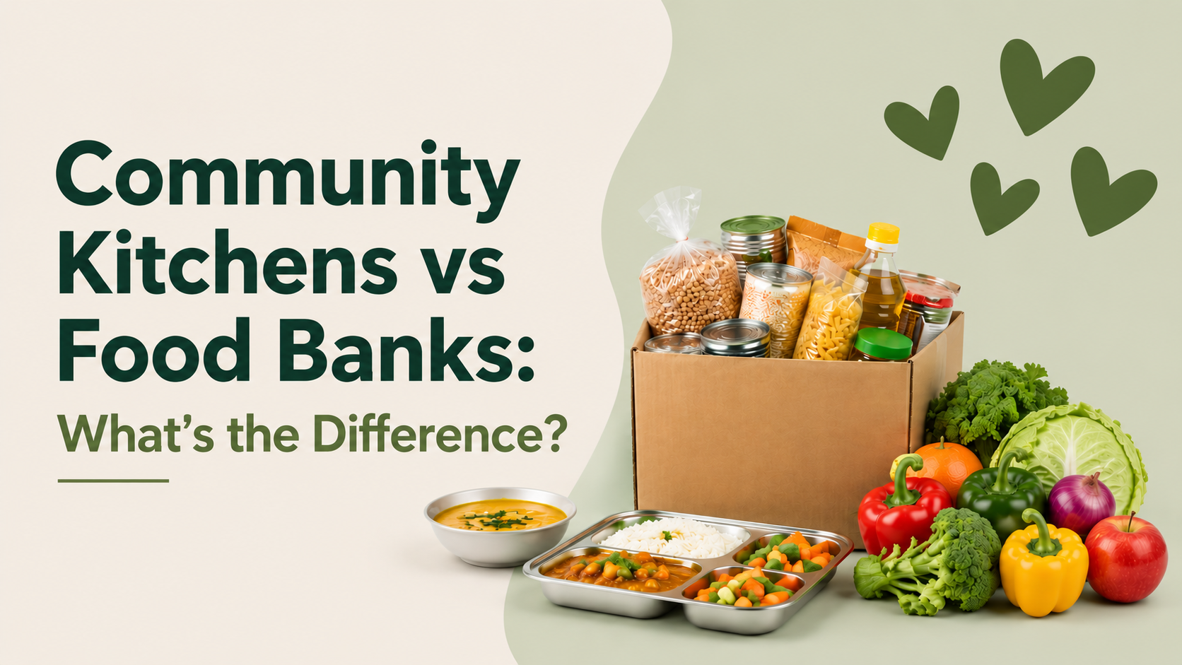 Community Kitchens vs Food Banks What’s the Difference