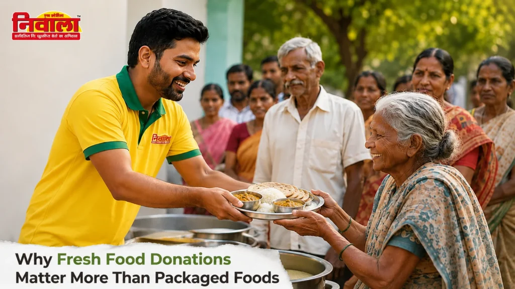 Fresh Food Donations vs. Packaged Food Donations