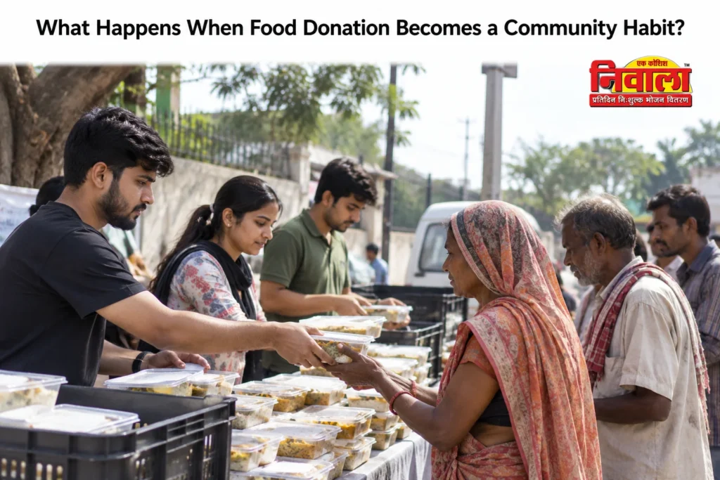 Community Food Distribution in Action